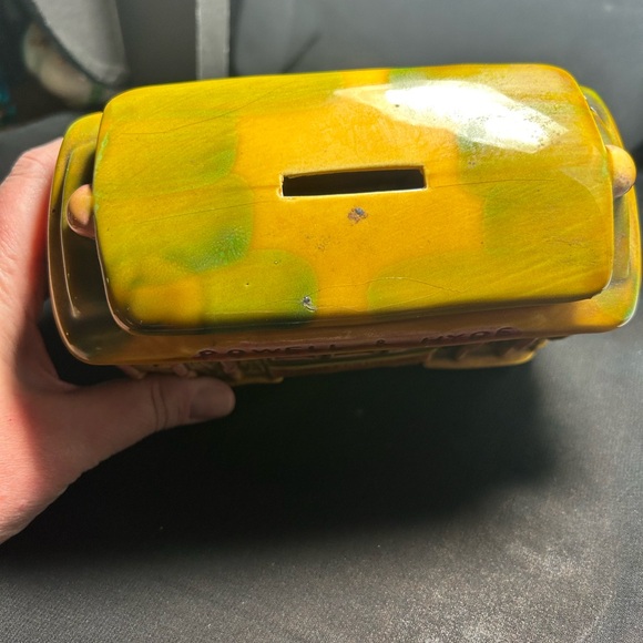 SNCO Vintage San Francisco Cable Car Piggy Bank. Missing bottom plug - Picture 3 of 8